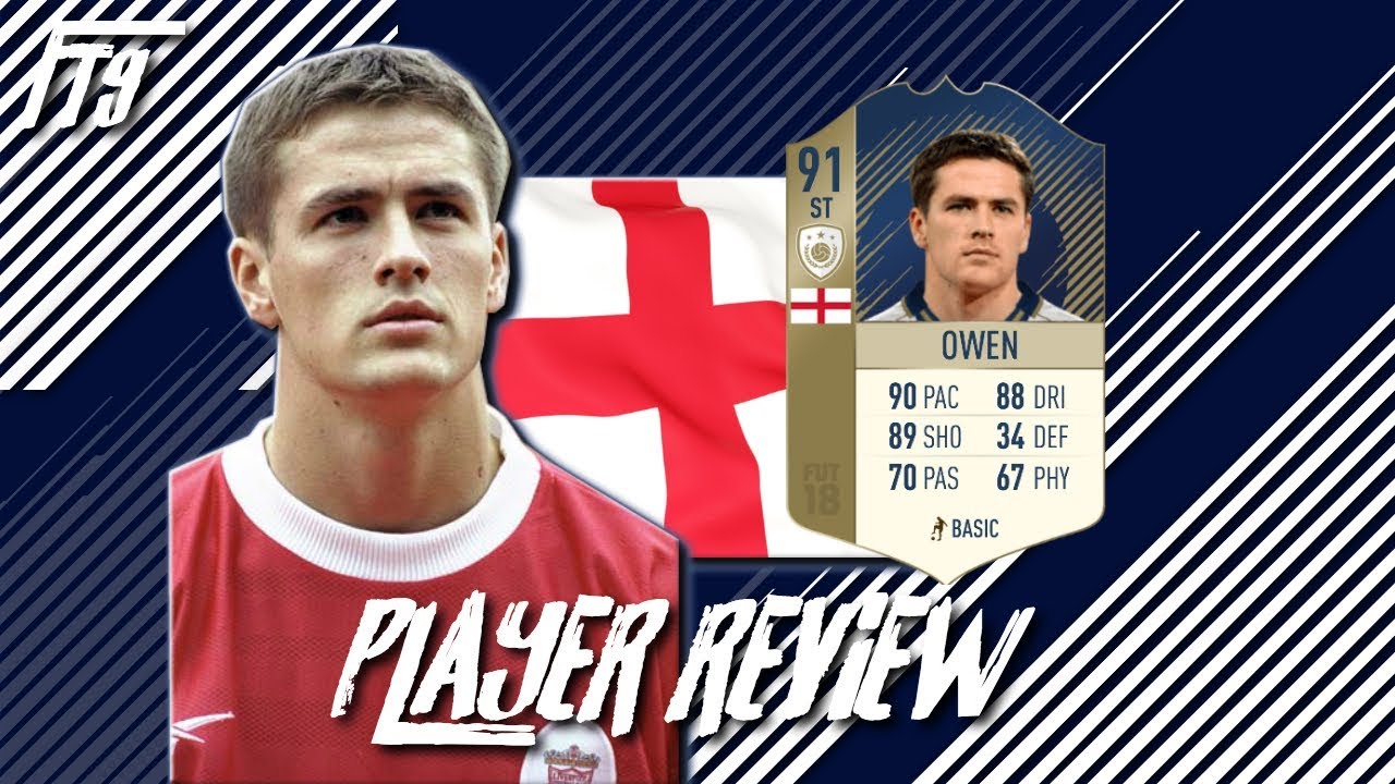 PRIME ICON 91 MICHAEL OWEN PLAYER REVIEW - PRIME ICON 91 OWEN - FIFA 18 ULTIMATE TEAM