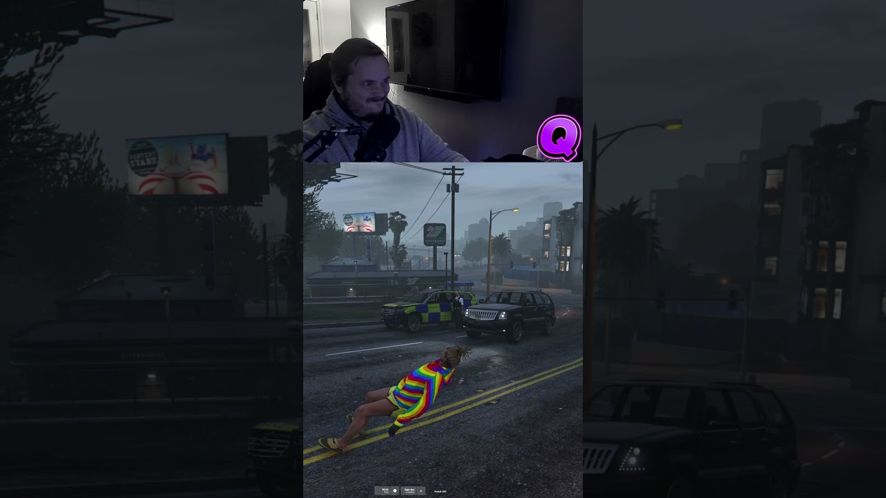 GETTING BONNETED BY PD IN GTARP 