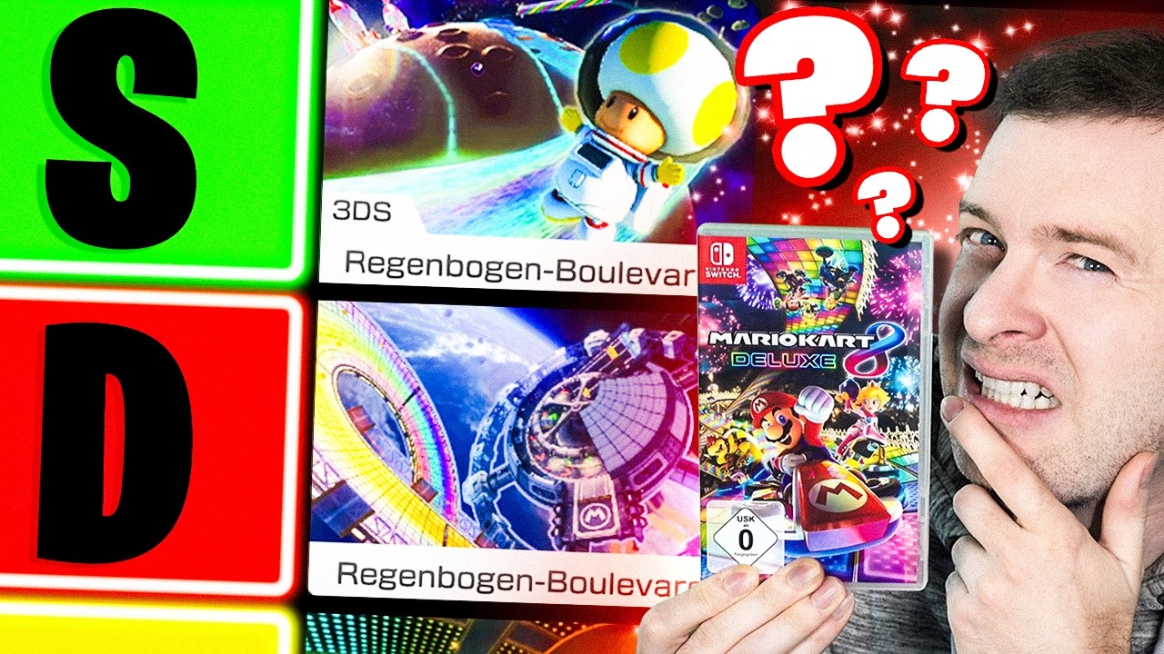 Ich BEWERTE alle 96 STRECKEN von MARIO KART 8 DELUXE | Domtendo TIERLIST