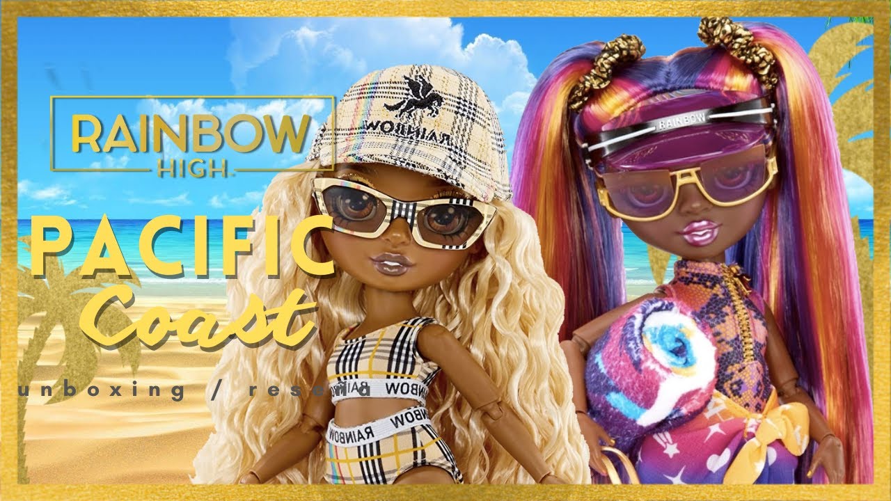 🏝 Unboxing de Phaedra Westward & Harper Dune | Rainbow High línea Pacific Coast en español