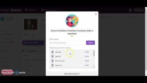 Quizizz - Share a Link to your Quizziz