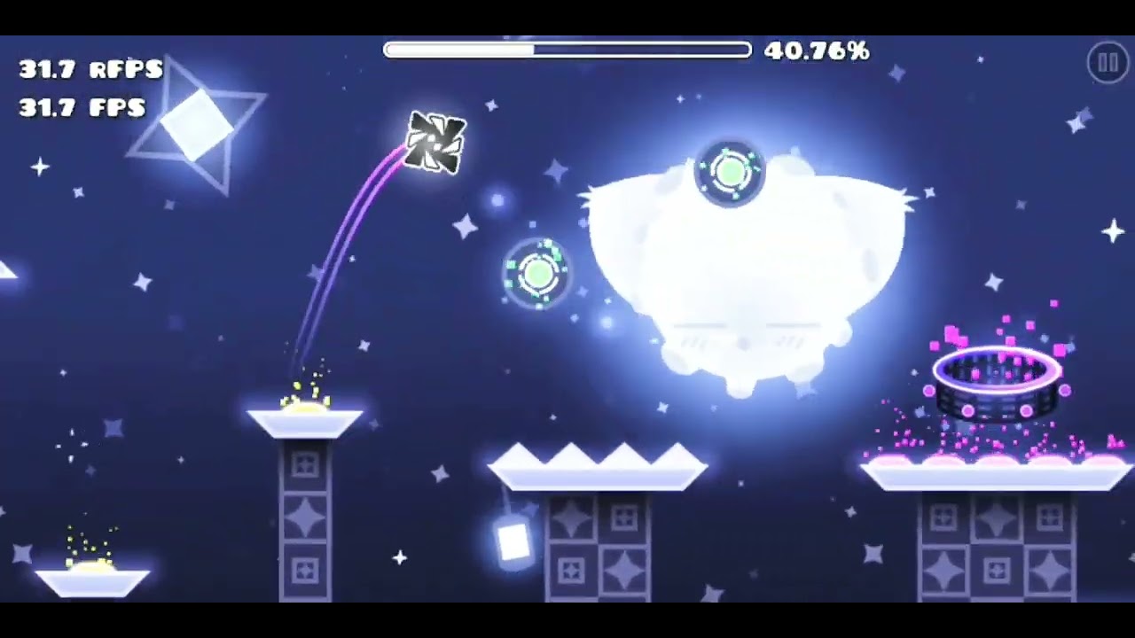 sunshine by unzor [dificultad harder] geometry dash 2.1 [ALL COINS] nivel épico