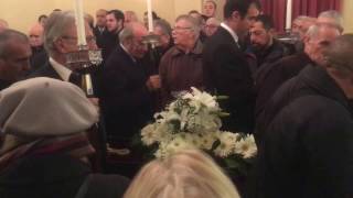 Pars Tuğlacı'nın Feriköy'de Vartanis kilisesindeki cenaze töreni