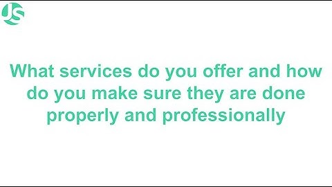 JS Removals - What services do you offer