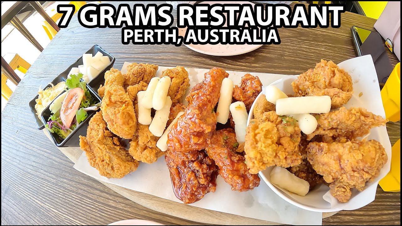 Amazing Korean Fried Chicken! 7 Grams Korean Restaurant in Northbridge (Perth, Australia) YouTube