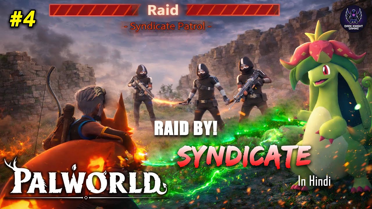 Syndicate Thugs Raid Our Base! | Palworld 4K Gameplay #episode4 | In ...