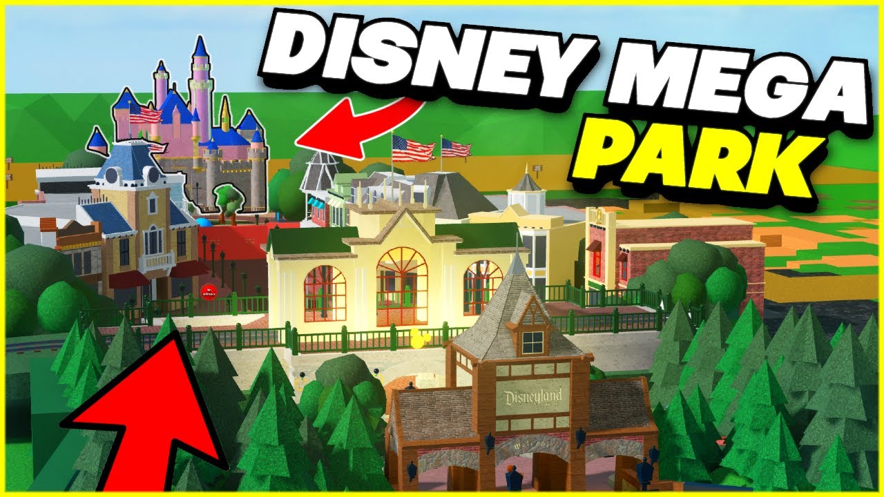 CRAZY DISNEY MEGA PARK BUILD IN THEME PARK TYCOON 2 - YouTube