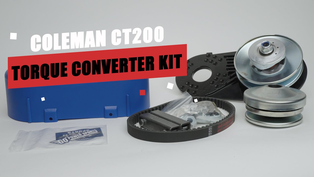 Coleman 200 Torque Converter Kit Product Video YouTube