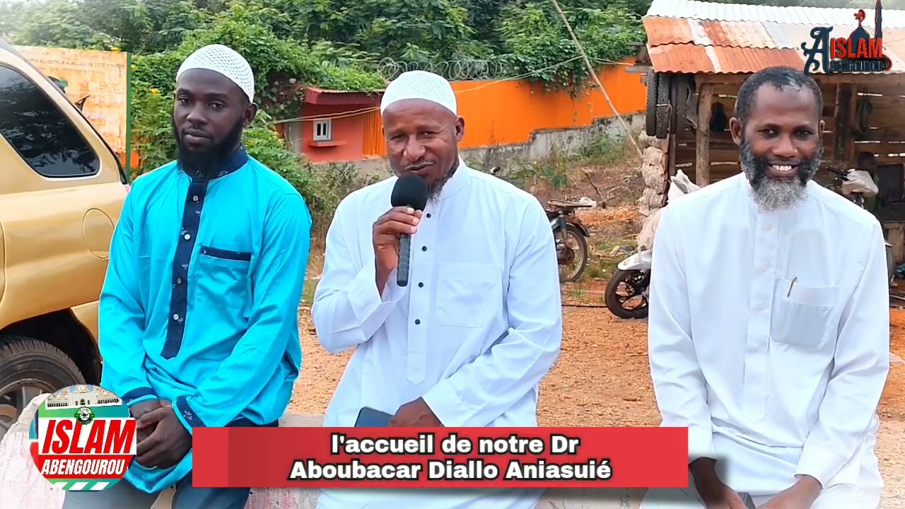 L'accueil de cheikh Dr Aboubacar Diallo Aniasuié ville 