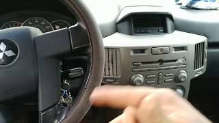 Mitsubishi - How to program keyless entry FOBs