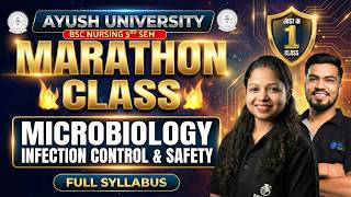 Just in 1 Class Microbiology & Infection control Full Syllabus BSc Nursing 3rd Sem |Ayush University