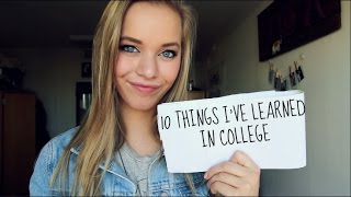 10 things I learned my first semester of college // my advice to you