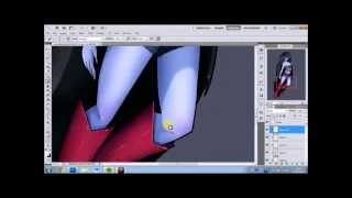 Marceline Shading Time lapse
