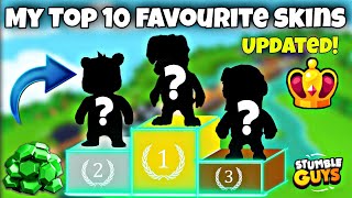 My Top 10 Favourite Skins in Stumble Guys ??