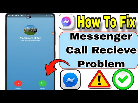 Messenger Call Receive Problem 2025 | Fix Messenger Call Problem | Messenger Can't Receive Call