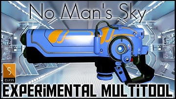 No Mans Sky - Rare S Class Blue and Yellow Experimental Multitool - Euclid - No Man