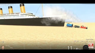 Mattel 666 Vs Thomas Vs Anic Ship-Sinking Desert-Trainz Gone Wrong-Trainz Railroad Simulator