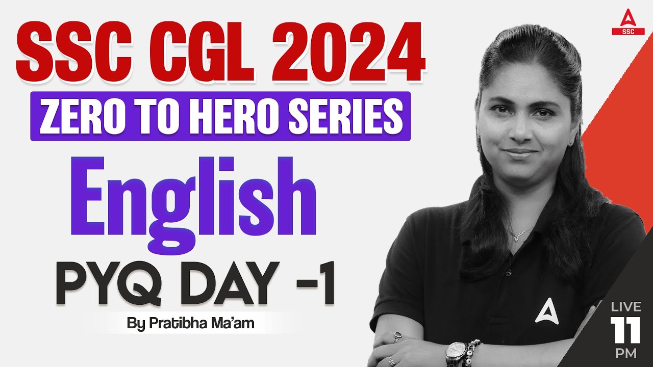 SSC CGL 2024 | SSC CGL English Classes By Pratibha Mam | SSC CGL ...