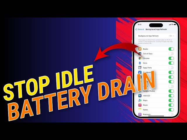 How to Stop Battery Drain When Phone is Idle