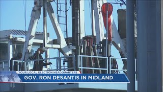 DeSantis outlines energy plan amid Midland campaign stop