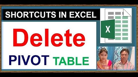 How to delete a Pivot Table in Excel | how to remove pivot table on excel | pivot table excel |