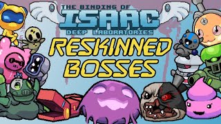 Deep Laboratories Mod - RESKINNED BOSSES (NO HIT) - The Binding of Isaac Afterbirth 