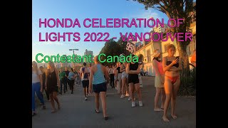 English  Bay Fireworks Vancouver, Canada - Honda Celebration of Light 2022 - (TEAM CANADA)