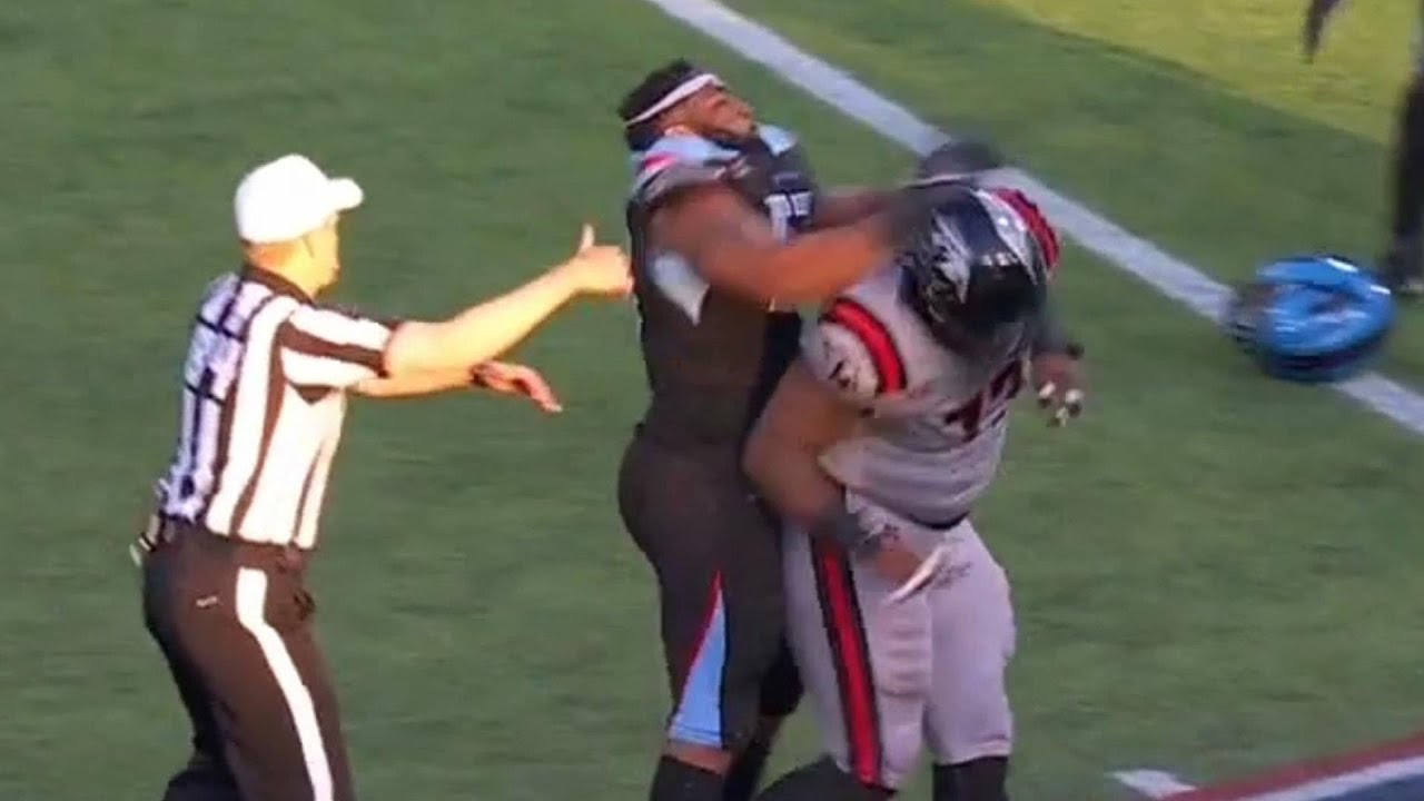 Multiple Players Ejected After Brawl Breaks Out During XFL Game