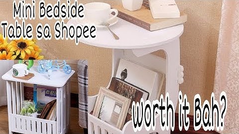 How To Assemble Mini Bedside Table||Shopee Haul
