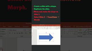 PowerPoint Morph Transition 🤯 Create Professional Animations in Seconds #powerpoint #powertools