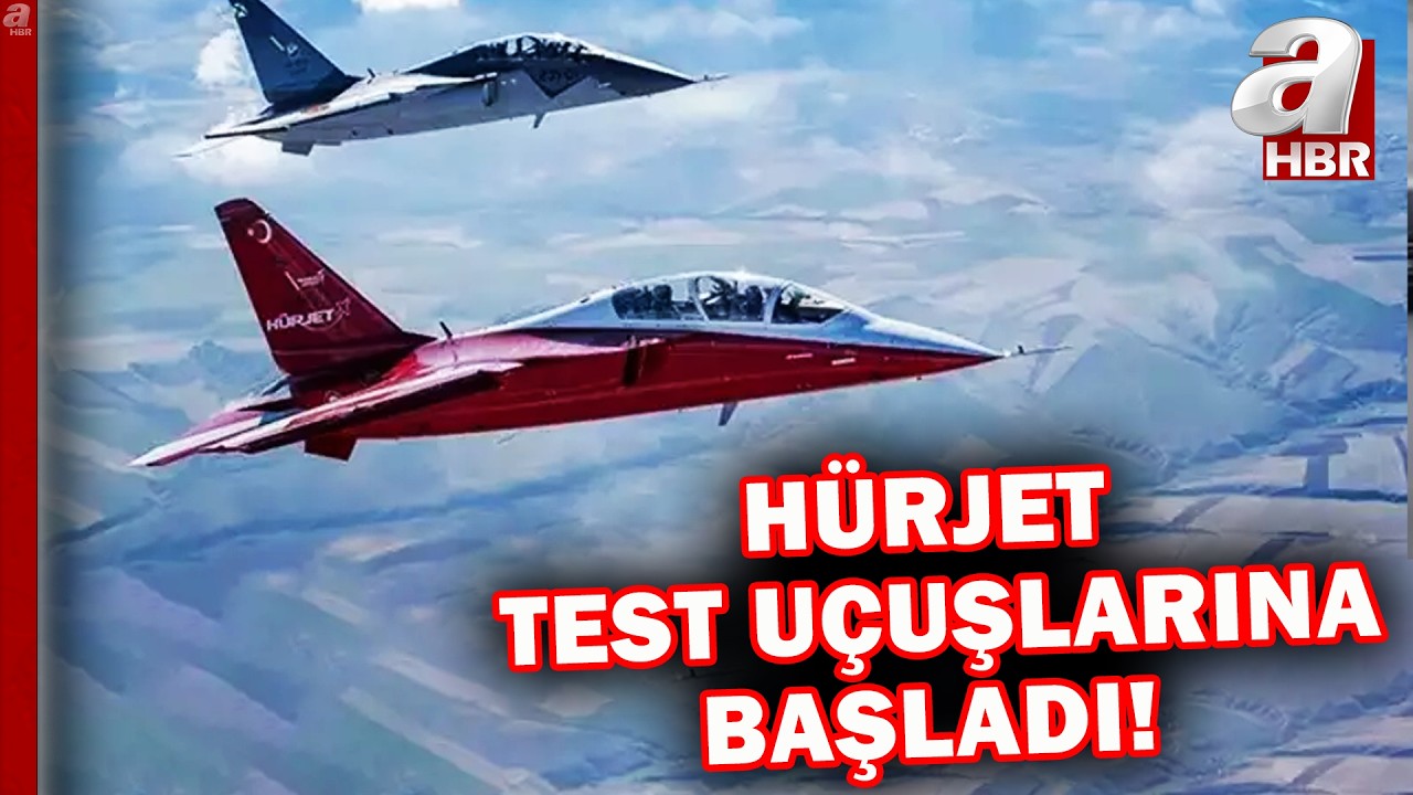 HÜRJET, Antalya'da test uçuşlarına başladı! | A Haber