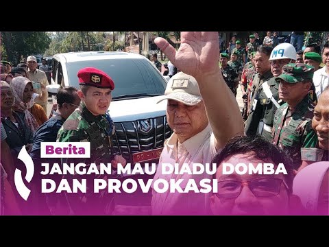 Tegas! Prabowo Sampaikan Pesan 'Jangan Mau Diadu Domba' Saat Kunjungan ke Pacitan
