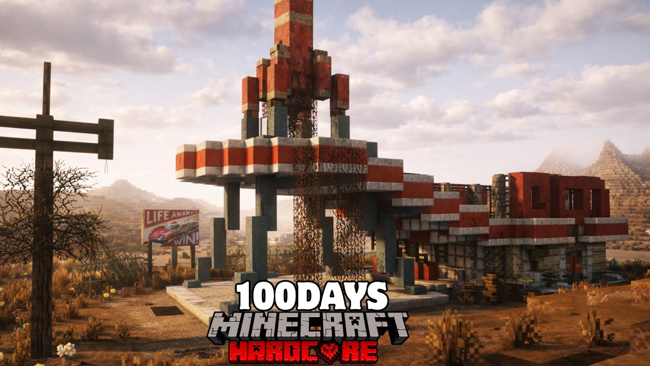100 วันในโลก Fallout โหดจนผมเกือบเลิกเล่น! | Minecraft Hardcore