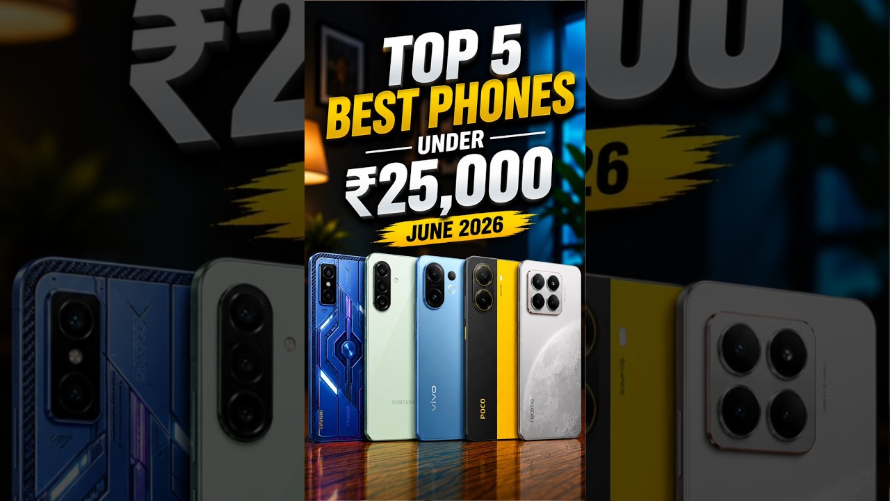 Top 5 Best Smartphones Under ₹25,000 in 2026 🔥 | Best 5G Phones Under 25K Budget!