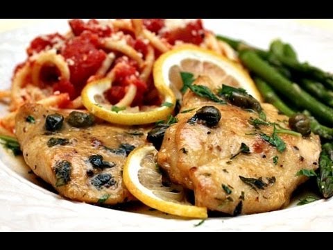 *DELICIOUS* Chicken Piccata Recipe - Juicy Chicken Breasts in Lemon Caper Piccata Sauce