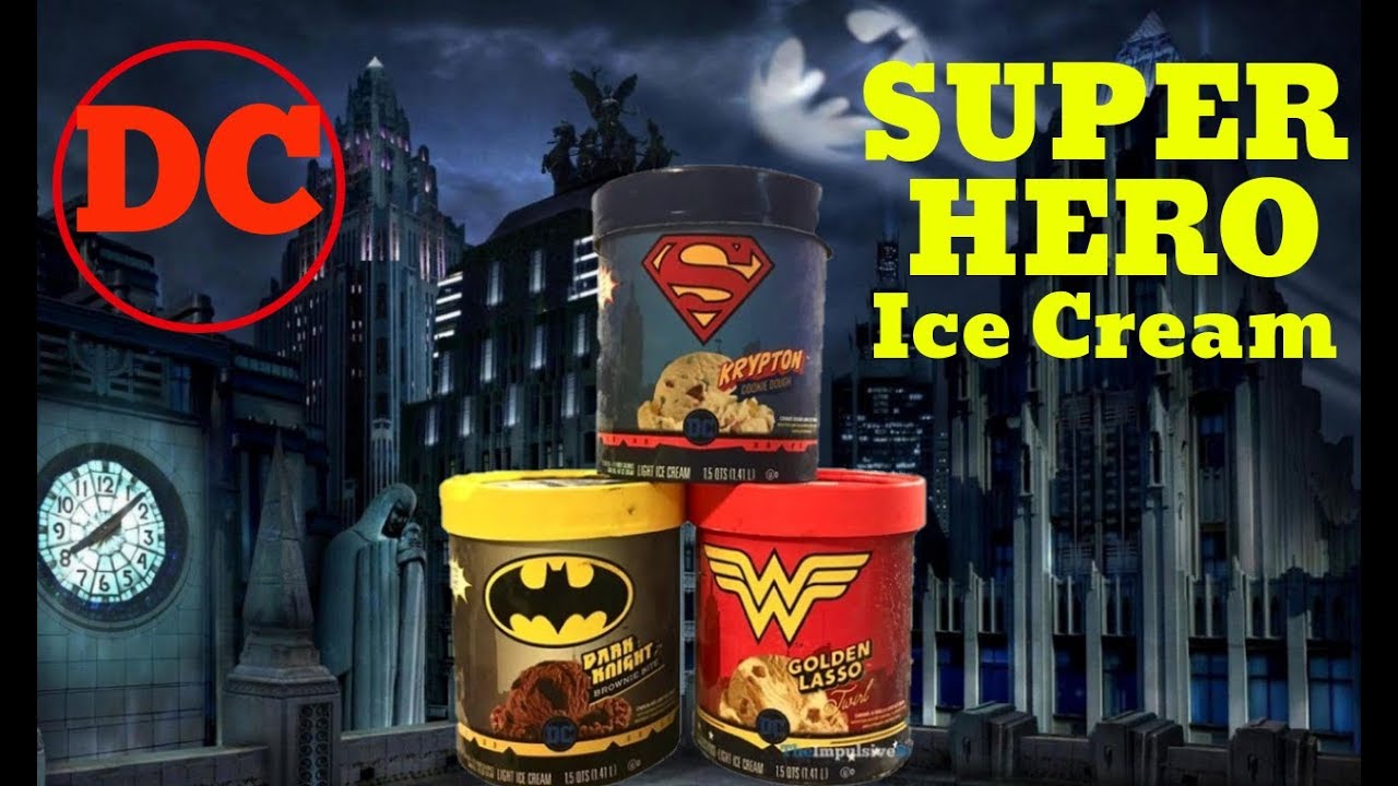 SUPER HERO ICE CREAM REVIEW YouTube