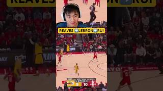 LAKERS FAST BREAK WAS PERFECT 😳🔥 REAVES → LEBRON → RUI #lakers #nbashorts #lebronjames #lalakers
