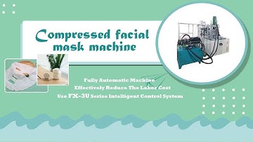 Compressed facial mask machine | how to produce compressed masks