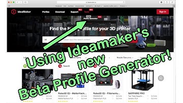 Ideamaker profile generator