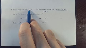 Finite Math (7.3.a) Compound Events: Union, Intersection, Complements