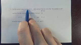 Finite Math (7.3.a) Compound Events: Union, Intersection, Complements