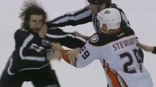 Maroon and Witkowski Drop the Gloves But Don't Fight