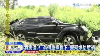 20150807中天新聞　命超大！休旅車從20米墜落　駕駛僅輕傷