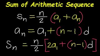 Sum of Arithmetic Sequence - 1 to 5