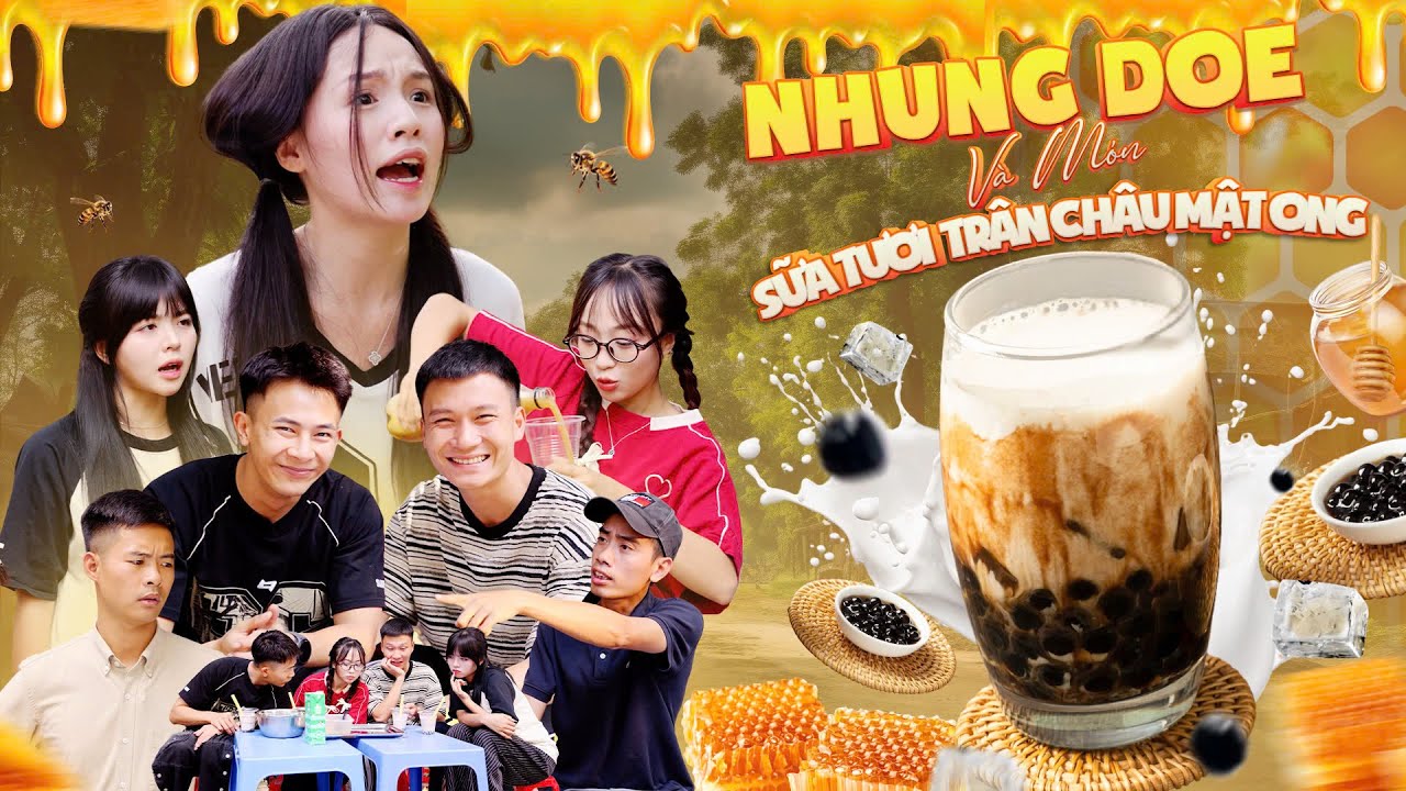 NHUNG DOE VÀ MÓN SỮA CHUA TRÂN CHÂU MẬT ONG | Hai Anh Em Phần 835 | Phim Tình Cảm Hài Hước Gãy Media