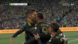 DENIS BOUANGA Scores to Put LAFC Ahead in Western Conference Semifinal. ⚽🔥