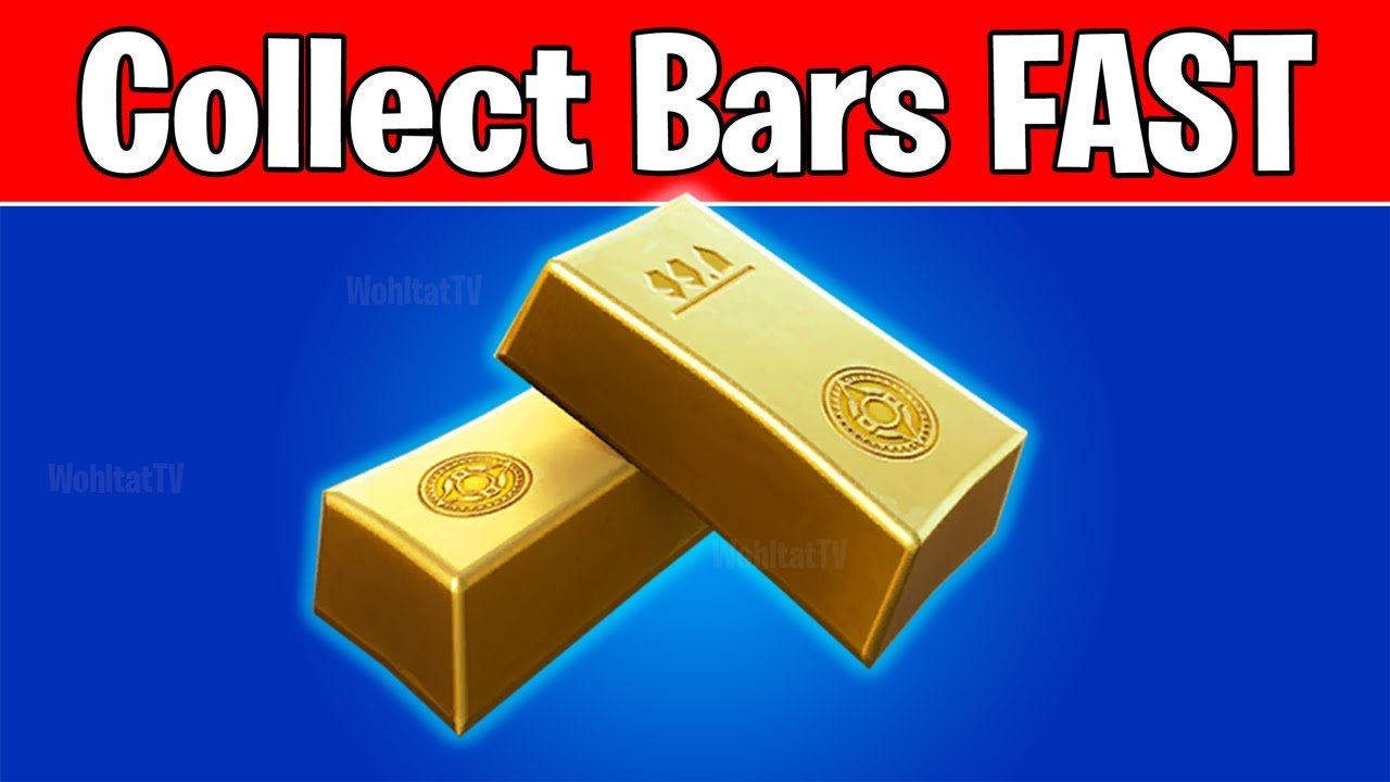 How to Collect bars FAST (Fortnite Legendary Quest - Fortnite Week 5 Challenges in Season 6)