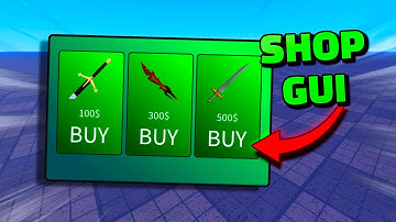 How to Make a SHOP GUI in Roblox Studio! | Tutorial
