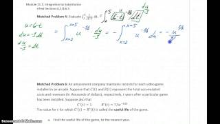 MATH 151 Module 11.1 Sec 6.5 Matched Problem 4
