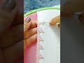 easy border line embroidery #design #embroidery #viral #shorts